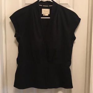 KATE SPADE peplum top with belt